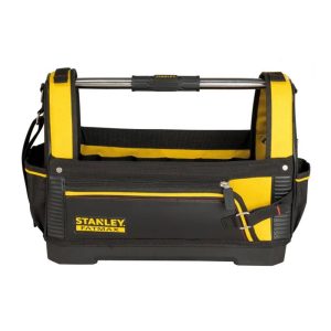 Stanley Fatmax 18 Inch Open Tote Tool Bag 48cm x 25cm x 33cm - Black/Yellow
