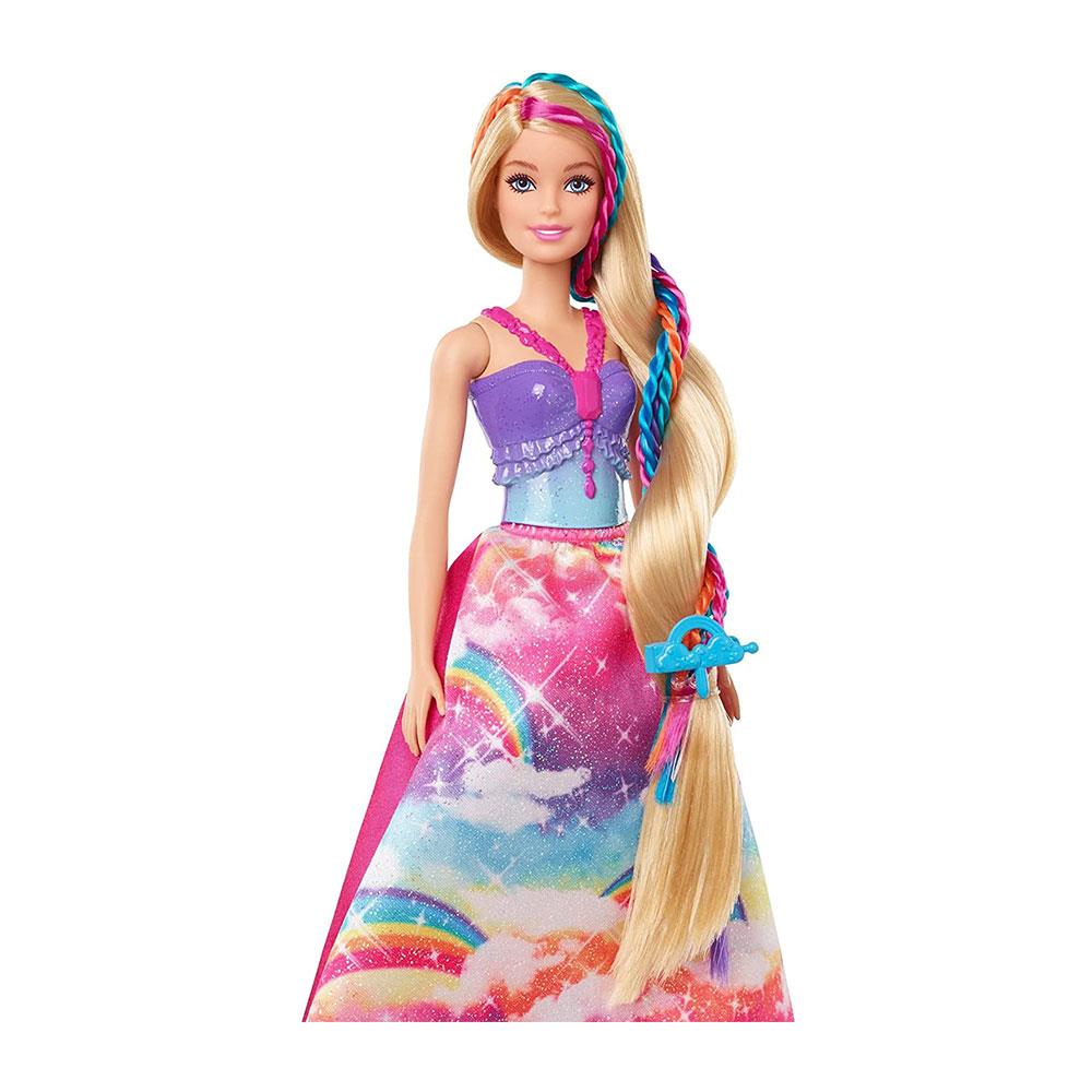 Barbie Dreamtopia Twist 'n Style Doll And Accessories With Rainbow