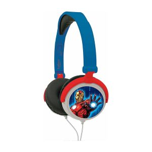 Lexibook Marvel Avengers Foldable Stereo Headphones With Volume Limiter – Multicolour