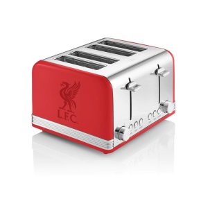 Swan Liverpool FC Retro 4 Slice Toaster 1600 W – Red