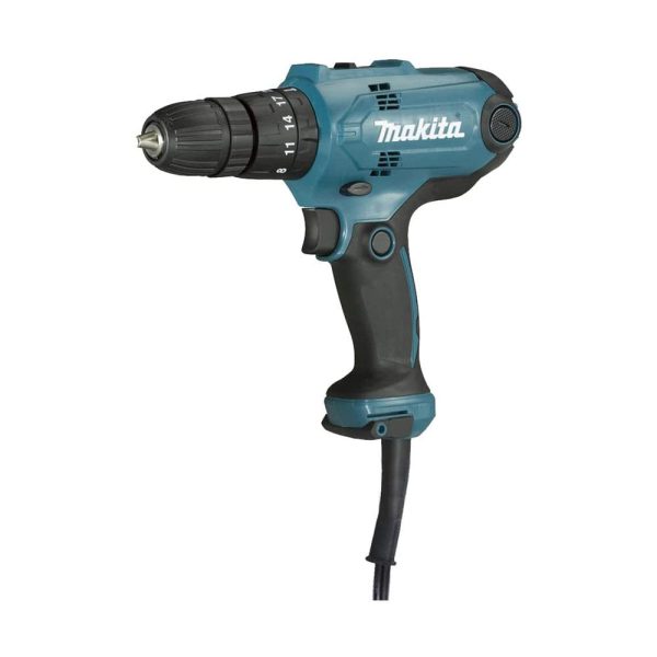 Makita Combi Drill Corded Hammer Drill Driver 10mm 320W 240V - Image 3