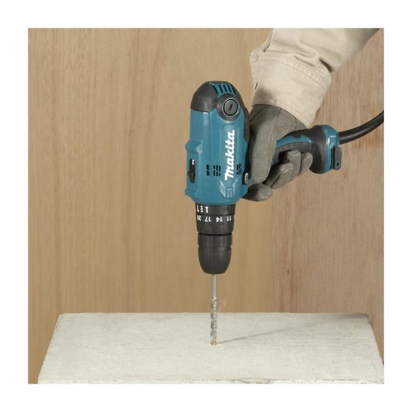 Makita Combi Drill Corded Hammer Drill Driver 10mm 320W 240V - Image 7