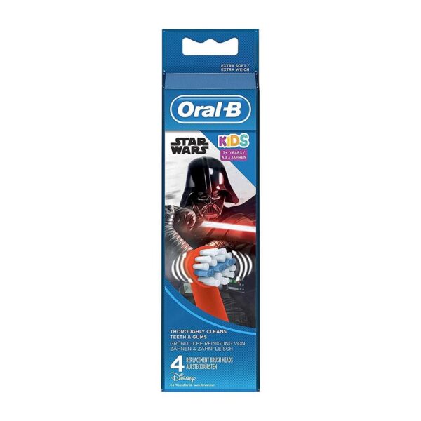 Oral-B Stages Star Wars Kids Electric Toothbrush Head White - 3 Pack - Image 3