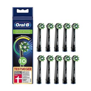 Oral-B CrossAction CleanMaximser Electric Toothbrush Head Black - 10 Pack