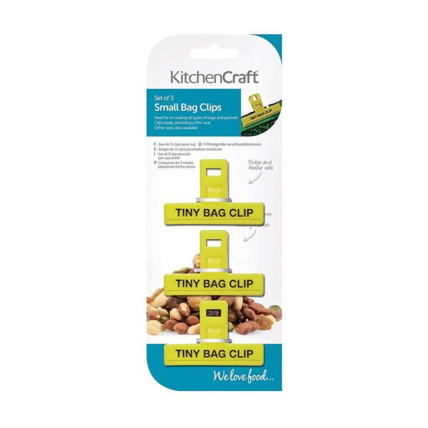 KitchenCraft Food Bag Sealing Clips