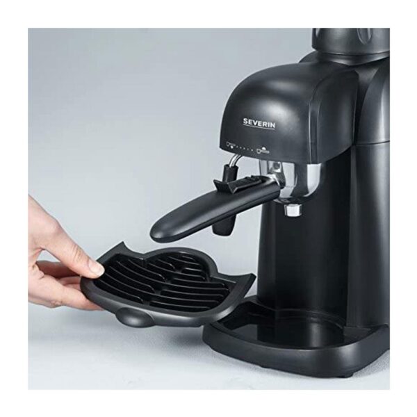 Severin Espresso Maker Coffee Machine 15 Bar Pressure 800W 220ml - Black - Image 2