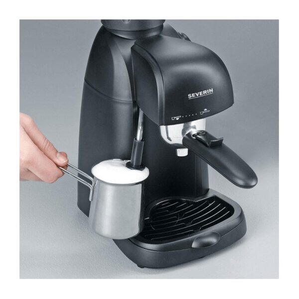 Severin Espresso Maker Coffee Machine 15 Bar Pressure 800W 220ml - Black - Image 5