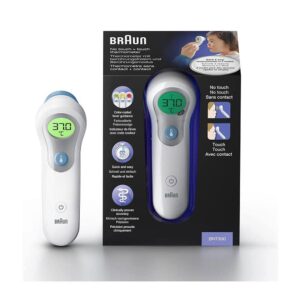 Braun No Touch + Forehead Thermometer With PositionCheck Guidance - White