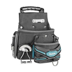 Makita Roofer And General Purpose Pouch Pocket Screw Nail Fixings Tool Pouch Roofer Strap System - Black