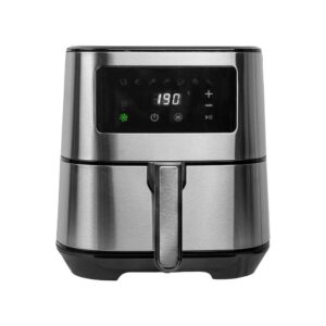 SIA Air Fryer With 8 Program Sensor Touch Digital Control Stainless Steel 1700W 5.5 Litres – Silver