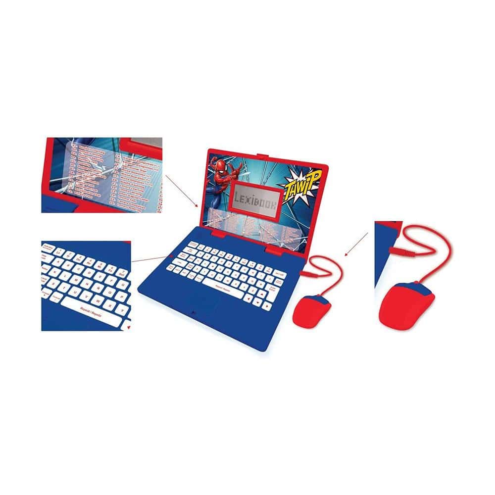 Lexibook Marvel Spider-Man Bilingual Educational Laptop Multicolor