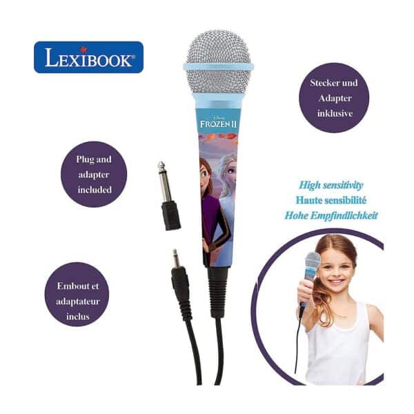 Lexibook Disney Frozen Dynamic Microphone - Multicolour - Image 2