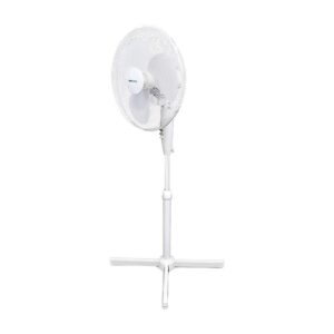 Lloytron STAYCOOL 16 Inch Pedestal Fan Oscillating 3 Speed Settings 50W - White