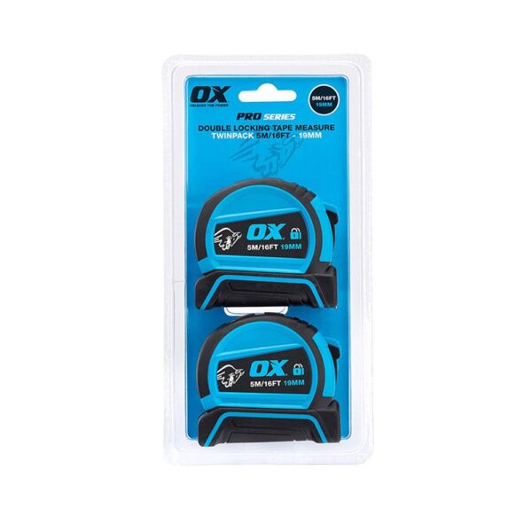 OX Tools Pro Double Locking Tape Measure