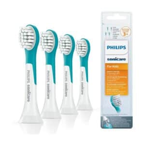 Philips Sonicare For Kids Sonic Toothbrush Heads 4 Pack - White