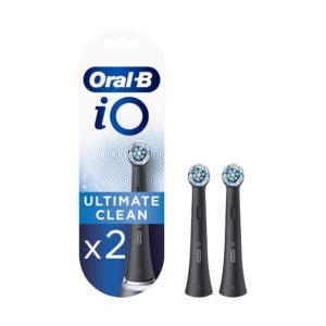 Oral-B iO Ultimate Reinigung Cleaning Toothbrush Heads 2 Pack - Black