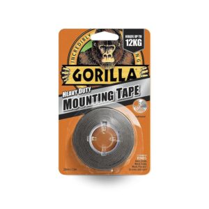 Gorilla Heavy Duty Mounting Tape 25mm x 1.5m - Black