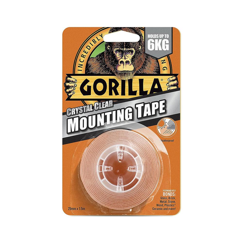 Gorilla Tape Heavy Duty Double Sided Mounting Tape – 1.5m X 48mm – BuysBest