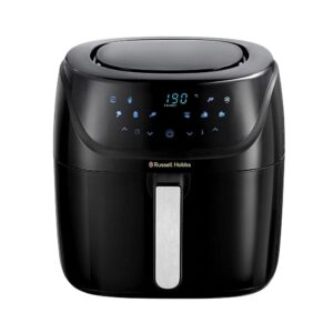Russell Hobbs Satisfry Extra Large Air Fryer 8 Litre With 10 Cooking Functions 1350W - Black