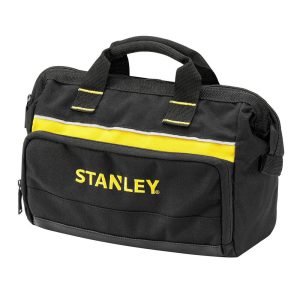 Stanley STA193330 Tool Bag 30cm x 25cm x 13cm With 8 Interior 2 Exterior Pockets And Reinfored Base - Yellow/Black