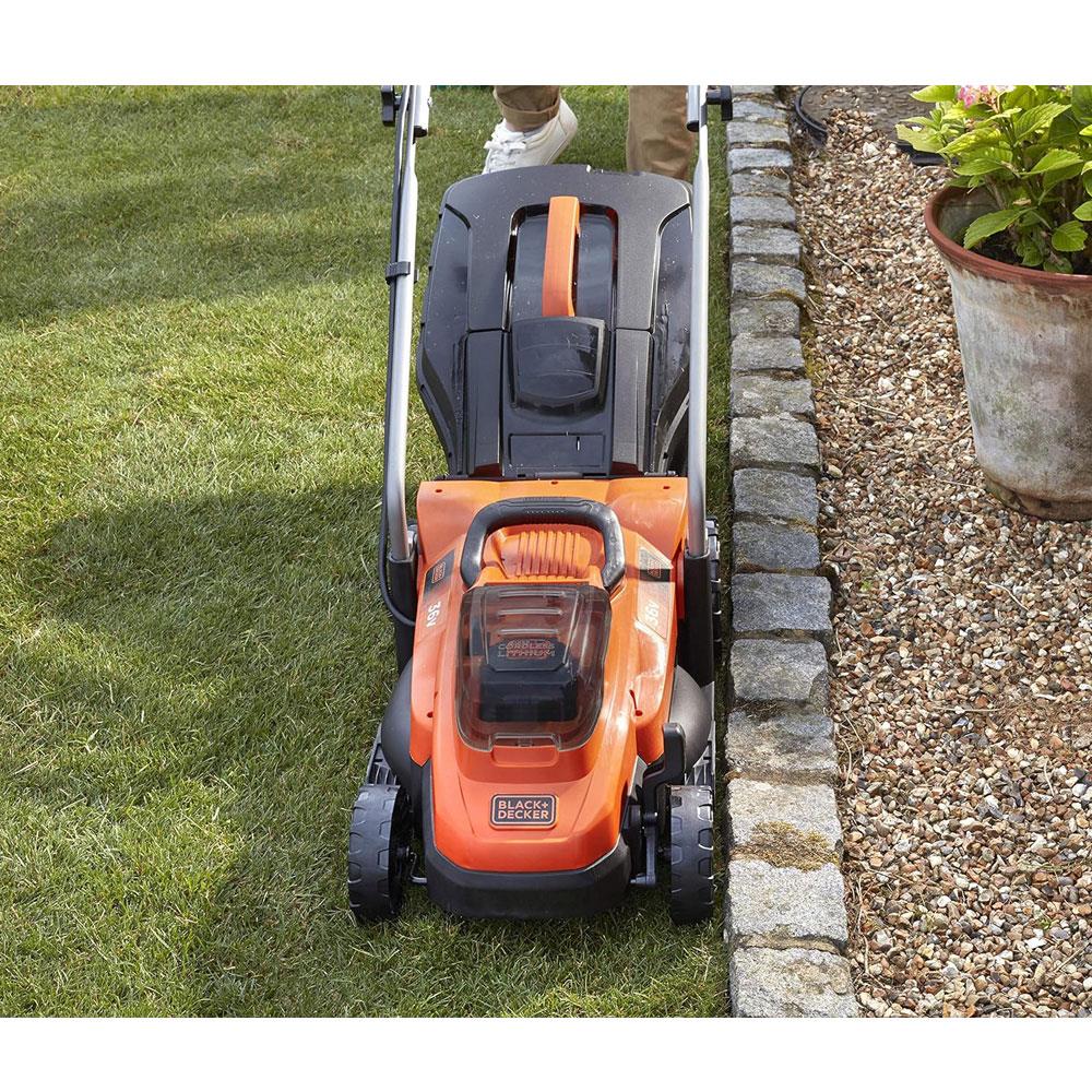 Black & Decker 36V Cordless Compact Lawn Mower 33cm