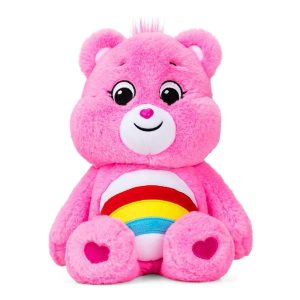 Care Bears Cheer Bear 35cm Medium Collectable Cute Cuddly Plush Toy - Pink