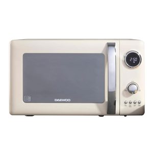 Daewoo Kensington Digital Microwave With 5 Power Settings 800W 20 Liters - Cream