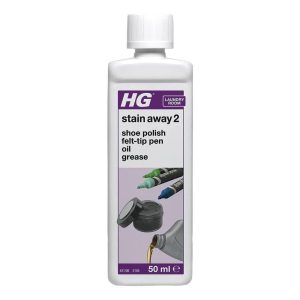 HG Stain Away No. 2 Shoe Polish Felt-Tip Pen Oil Grease Remover - 50ml