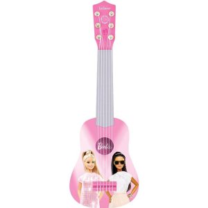Lexibook Disney Barbie My First Guitar With 6 Nylon Strings 53cm – Pink