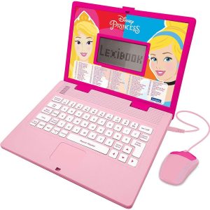 Lexibook Disney Princess Bilingual Educational Laptop With 124 Activites – Multicolour