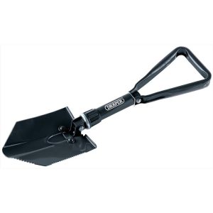 Draper Folding Steel Shovel - Black