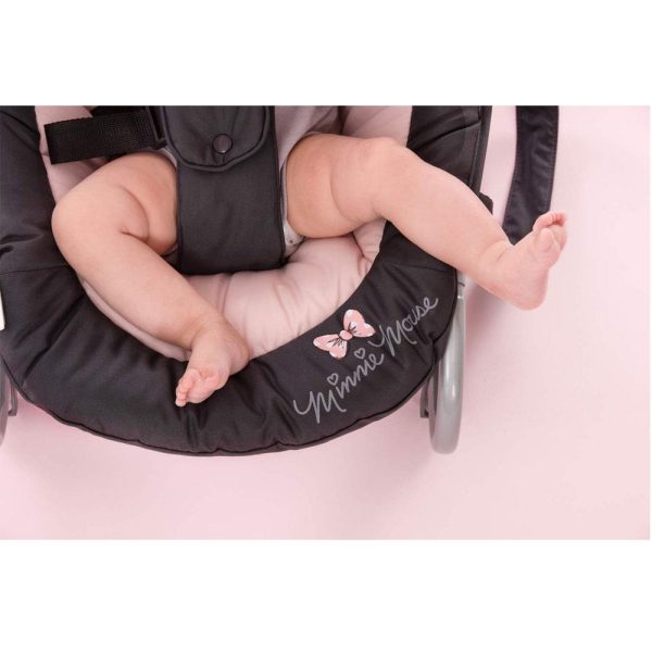 Hauck Disney Rocky Baby Rocker Bouncer Adjustable Backrest Seat Belt And Carry Handles - Minnie Sweetheart - Image 12