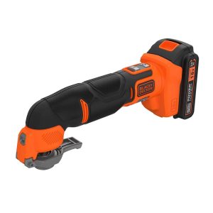 Black & Decker 18V Oscillating Tool With 1 x 2Ah Battery And Kitbox - Orange/Black