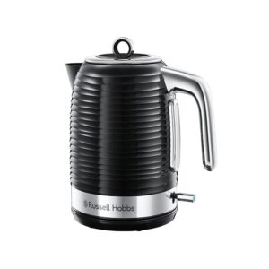 Russell Hobbs Inspire Electric Kettle 3000 W 1.7 Litre - Black With Chrome Accents