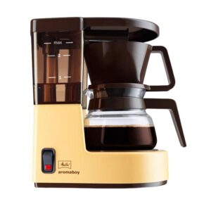 Melitta Aromaboy Filter Coffee Machine Makes 2 Cups of Coffee 500W 0.31 Litres - Beige/Brown