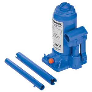Silverline Hydraulic Bottle Jack Suitable For Most Small Vehicles (2 - 10 Tonne)