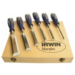 Irwin Marples M750 Splitproof Pro Bevel Edge Chisel Set - 6 Piece