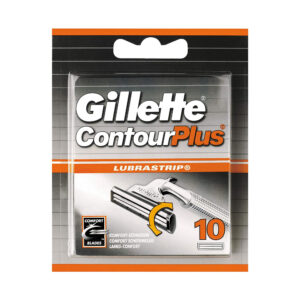 Gillette Contour Plus Cartridges Men’s Razor Blades 10 Refills