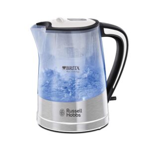 Russell Hobbs Brita Filter Purity Electric Cordless Kettle 3000W 1 Litre - Clear