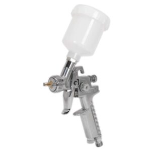 Sealey Gravity Feed Touch-Up Spray Gun 1mm Set-Up – Silver