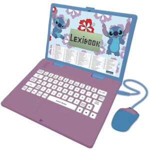 Lexibook Disney Stitch Bilingual Educational Laptop With 120 Activites - Multicolour