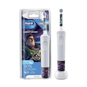 Oral-B Disney Pixar Lightyear Kids Electric Toothbrush 2 Modes Extra Soft - White
