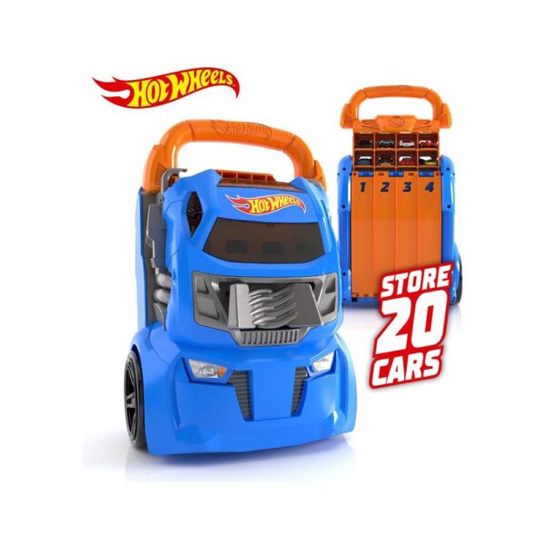 Hot Wheels Multilauncher Ultra Racing Car Case Stores Up To 20 Cars - Multicolour - Image 2