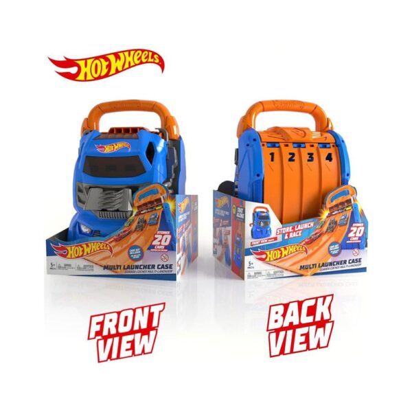 Hot Wheels Multilauncher Ultra Racing Car Case Stores Up To 20 Cars - Multicolour - Image 8