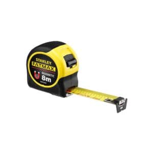 Stanley FatMax Magnetic Tip Tape 8 Metres Metric Only - Yellow/Black