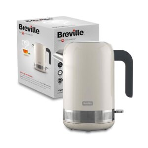 Breville High Gloss Electric Jug Kettle 3000W 1.7 Litres - Cream
