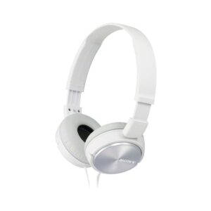 Sony ZX Series Stereo Foldable Headphones - Metallic White
