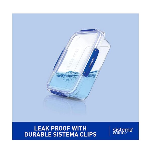 Sistema Klip It Plus Rectangle Container 400ml - Transparent - Image 2