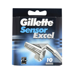Gillette Sensor Excel Mens Razor Blades – 10 Refill Blades