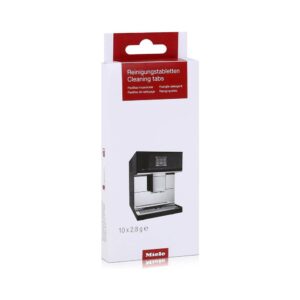 Miele Cleaning Tablets For Coffee Machines 10 Piece - White